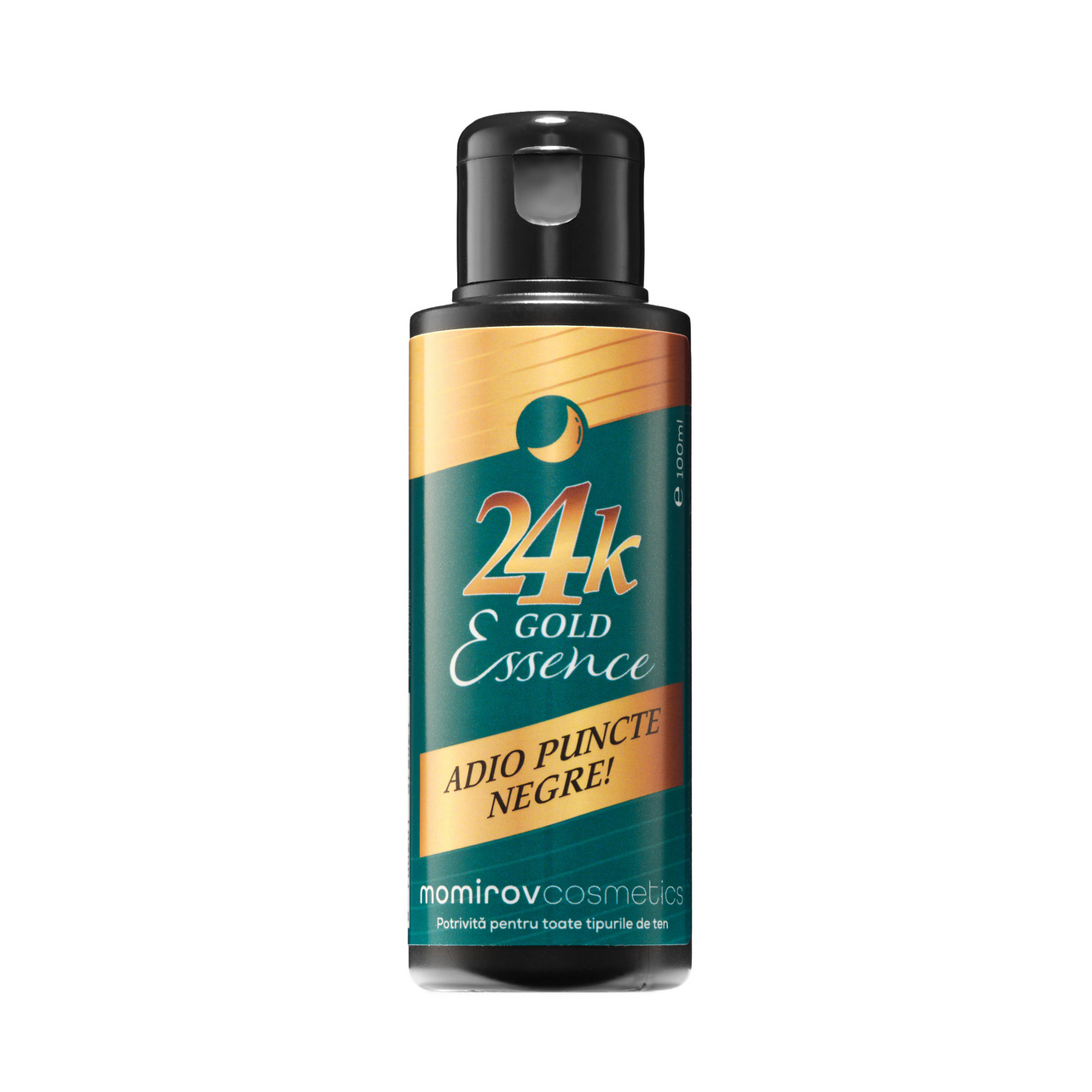 Apă micelară 24K cu aur coloidal și acid hialuronic, Momirov Cosmetics, 200 ml