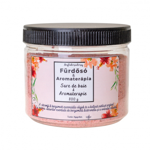 Aromaterápiás fürdősó kererűsóval, bergamott, 800 g