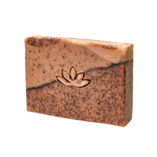 Kávés natúr kézműves szappan, 100 g
