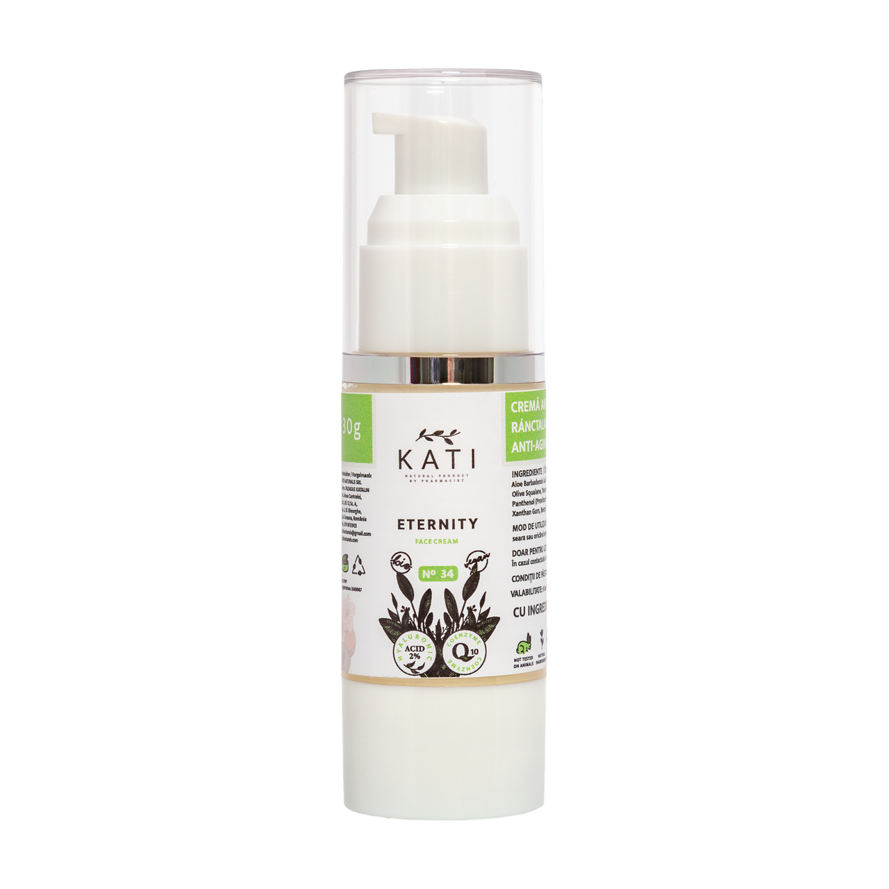 Ránctalanító krém 30+ Eternity No. 34, 30 g – Kati Naturals