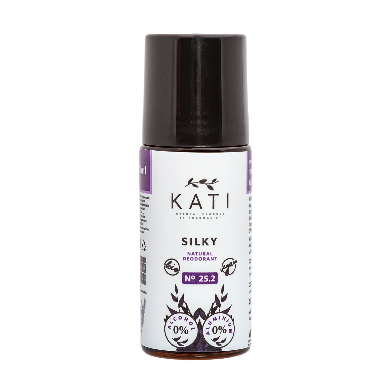 Természetes dezodor levendulával Silky No. 25. 2, 50 ml – Kati Naturals