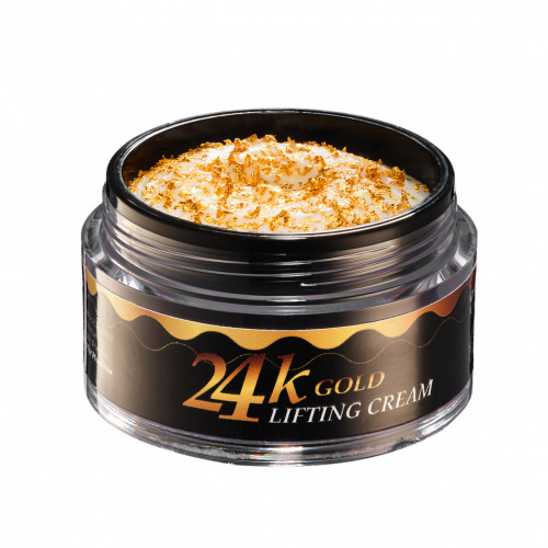 Cremă antirid lifting cu aur coloidal 24K 10% TENS'UP™, Momirov Cosmetics, 50 ml