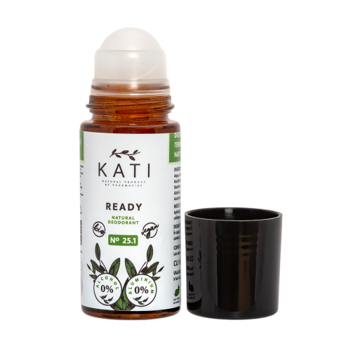Deodorant natural roll-on unisex Ready No. 25. 1, 50 ml – Kati Naturals