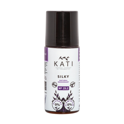 Deodorant natural roll-on cu lavandă Silky No. 25. 2, 50 ml – Kati Naturals