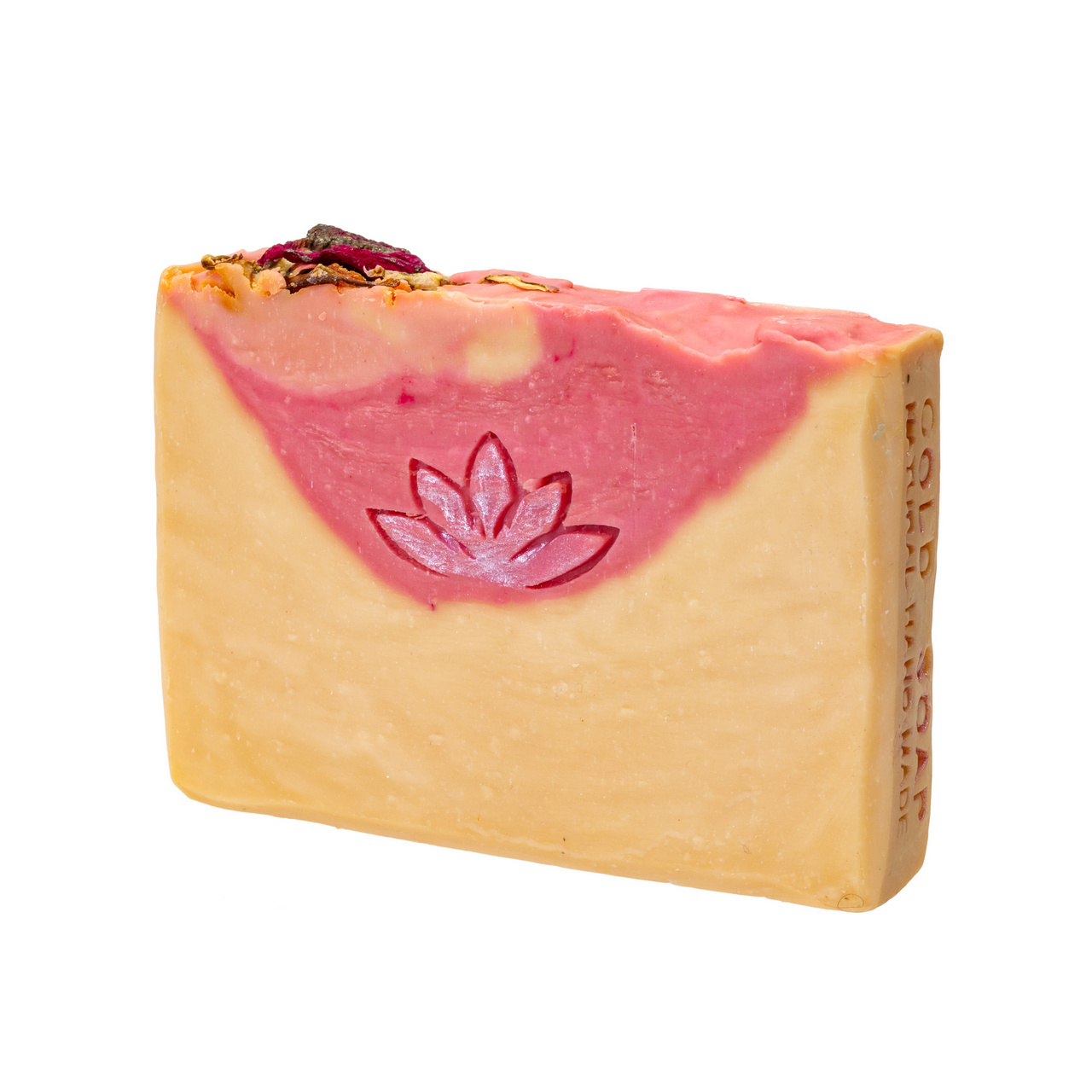 Săpun artizanal natural argilă roz cu parfum floral, 100 g