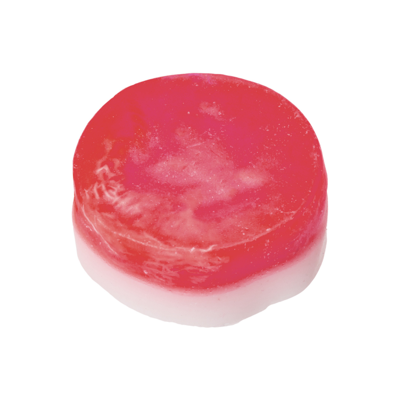 Săpun natural cu parfum floral-citric, cu burete loofah (lufa) și uleiuri esențiale, 60 g :: Roz